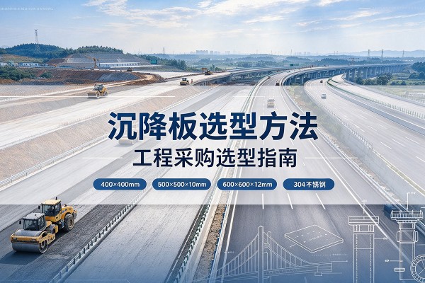 张家口沉降板选择方法