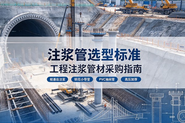 张家口注浆管选型标准
