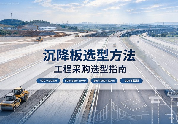 张家口沉降板选择方法